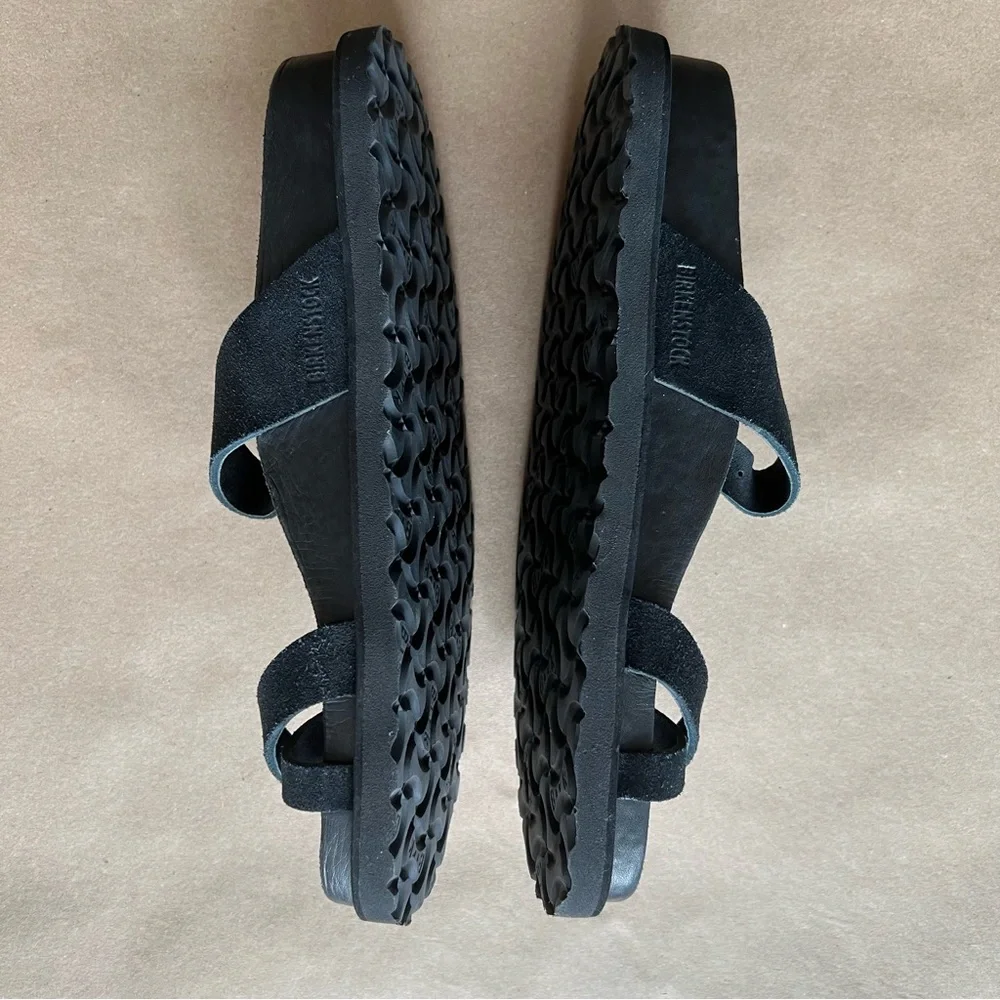Birkenstock 1774 Mayari Black Suede Sandals - Picture 11 of 13